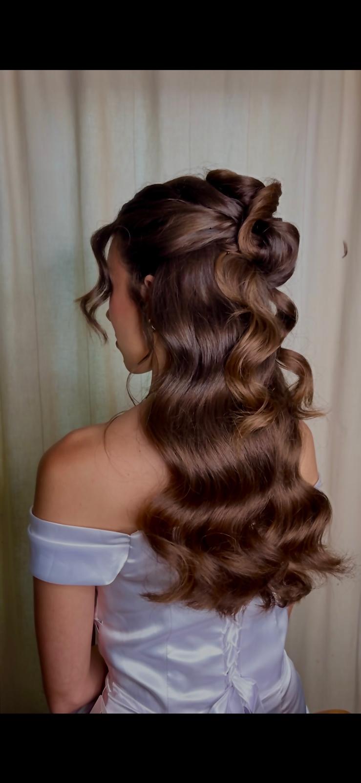 Luxury bridal hairstyle