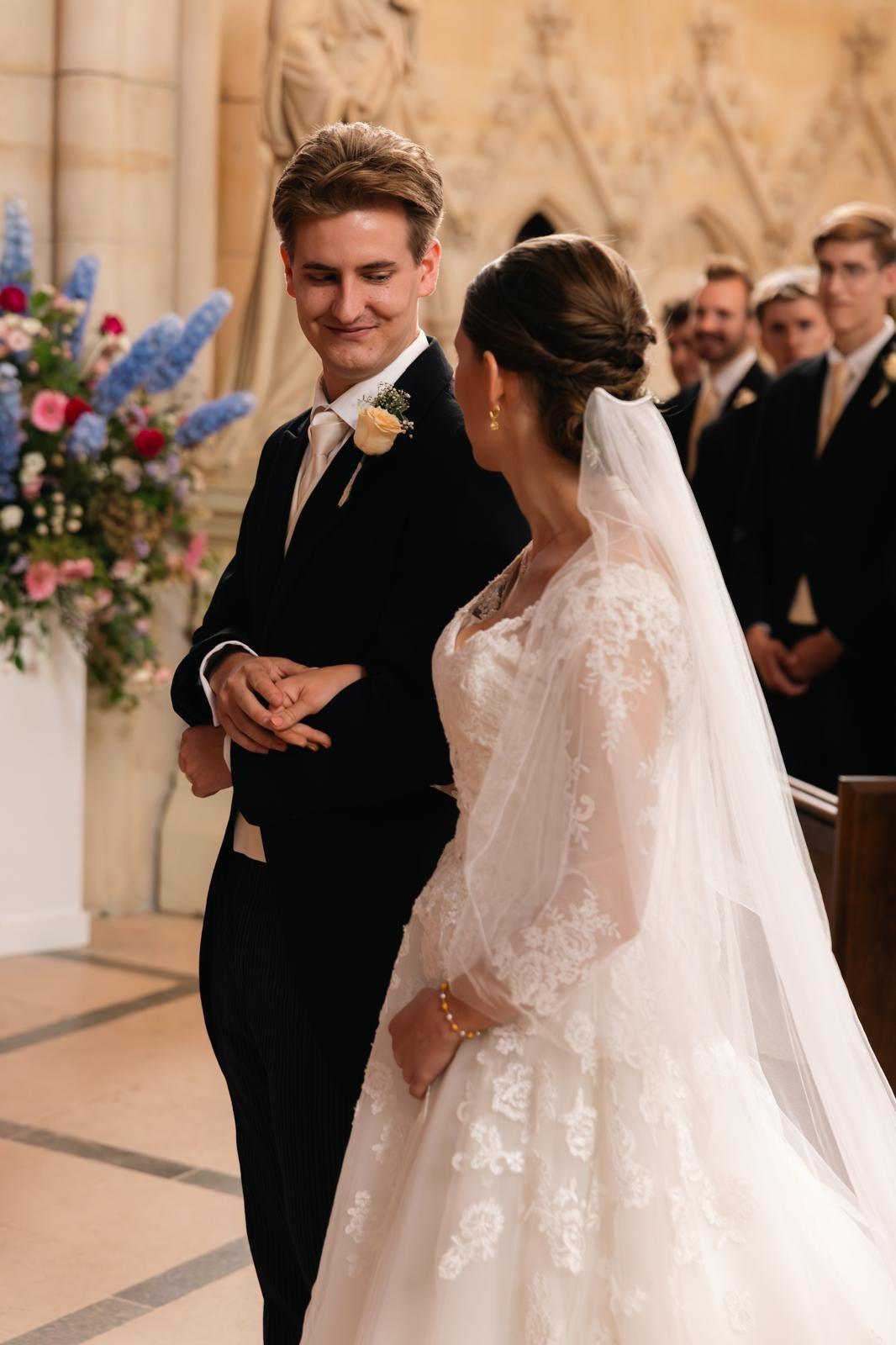 Elegant bridal hair