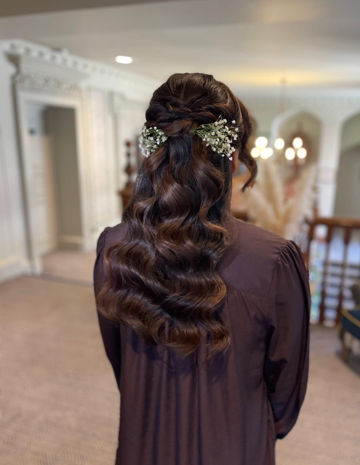 Luxury bridal hairstyle